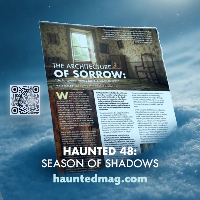 Caroline McKendrick-Gibson’s latest article in issue 48 of The Haunted Magazine